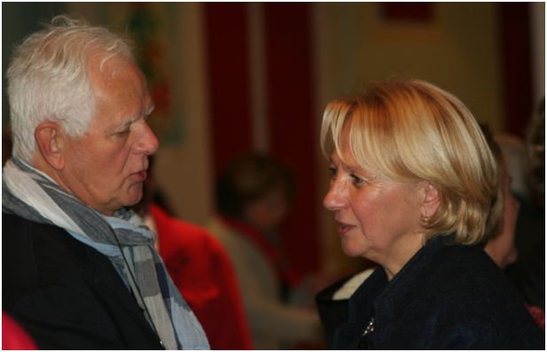 Le dernier maire de Montcuq et la 1ere adjointe de MQB